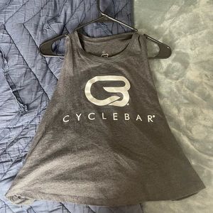 Cyclebar Crop Grey Tank